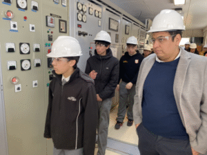 Estudiantes del Liceo Politécnico de Punta Arenas visitaron central de Edelmag