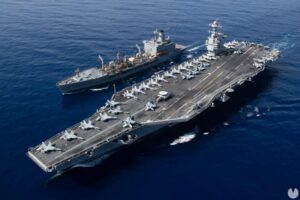 Estados Unidos despliega su mayor portaaviones