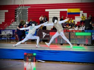 Benjamín Gallardo, primer magallánico en participar en una Copa del Mundo de Esgrima