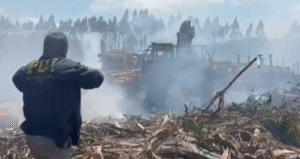 Cuatro atentados en La Araucanía en  48 horas: siete máquinas destruidas