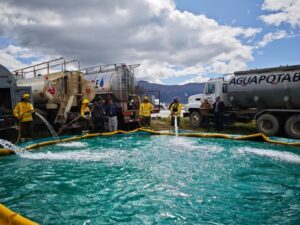 Natales instala piscinas en aeródromo para enfrentar el riesgo de incendios forestales