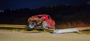 Grave accidente en la Ruta 9 Norte dejó dos personas lesionadas