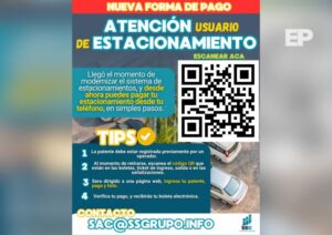 Plan piloto con código QR busca mejorar el sistema de pago en estacionamientos de Punta Arenas