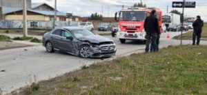 Adulta mayor lesionada tras colisión en Punta Arenas