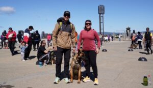 Más de 100 magallánicos se animaron a correr con sus canes por la costanera