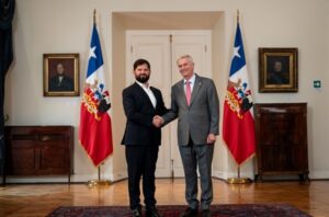 Presidente Boric recibe a José Antonio Kast en La Moneda para la primera reunión de coordinación