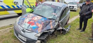 Cuatro lesionados deja colisión en Río Seco: Carabineros no llega por falta de unidades disponibles