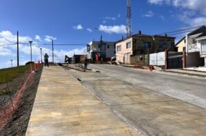 Obras de pavimentación de Avenida Colón en Punta Arenas registran un avance del 43%
