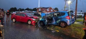Tres lesionados dejó colisión registrada en la intersección de Zenteno con Mardones