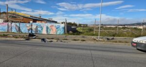 Accidente en Punta Arenas: conductor destruyó poste y huyó