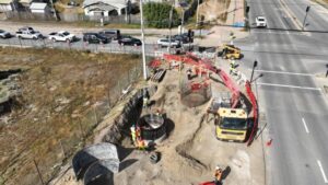 Aguas Magallanes avanza en obra clave del nuevo colector en avenida Frei con Los Flamencos