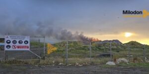 Nuevo incendio afecta al vertedero municipal de Puerto Natales