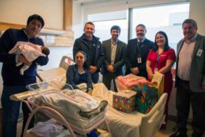 Autoridades dieron la bienvenida a Abigail Sáez Matamala, la primera magallánica nacida en 2026