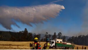 Conaf combate 16 incendios forestales en el país