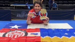 Magallánica Claudia Erebitis se tituló campeona del Panamericano Máster de Tenis de Mesa