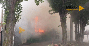 Familia salvó con lo puesto de incendio que destruyó su vivienda