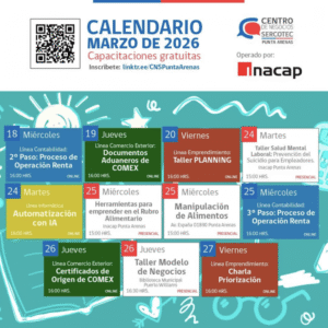 Sercotec lanza nutrida agenda de talleres gratuitos para emprendedores de Magallanes