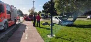 Una persona lesionada dejó colisión vehicular en Hornillas con Bulnes