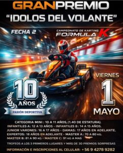 Se sigue ampliando la grilla de pilotos para el karting “Pasión Deportiva”