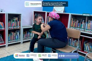 Comunidad natalina responde positivamente a la campaña de vacunación en colegios y jardines