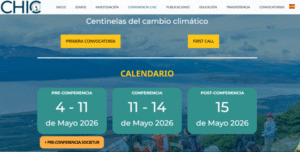 CHIC abordará el fenómeno de las “centinelas” del cambio climático