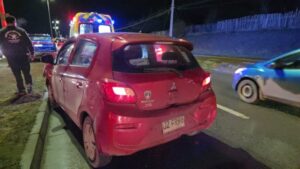 Triple colisión en Avenida Frei: Conductor de Hyundai se dio a la fuga