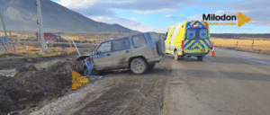 Accidente en Puerto Natales: Jeep colisiona con camión de faena en Ruta 9