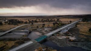70% de avance presentan obras del nuevo Puente Río Rubens
