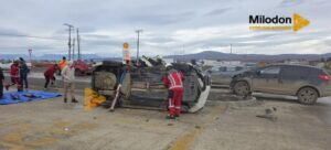 Puerto Natales: Choque en Ruta 9 deja una lesionada y abre debate por señalética