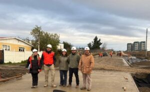 Obras de calle El Ovejero logran un 40% de avance y completan el atravieso clave del estero Llau Llau