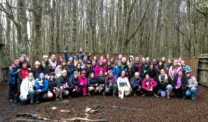 A pesar de la llovizna y el barro las atletas celebraron el “Día de la Mujer de Trail”