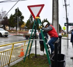 Señalización de invierno y llamado a la precaución