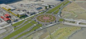 MOP define construcción de una gran rotonda para la intersección de Ruta 9 con Avenida Frei