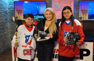 Emilia y Mariano: los jóvenes magallánicos que representarán a Chile en el hockey sobre hielo en Estados Unidos
