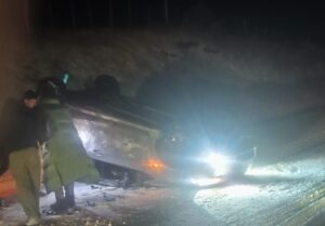 Vuelco en la Ruta 9 Sur deja a una madre y sus dos hijas lesionadas a la altura del kilómetro 17