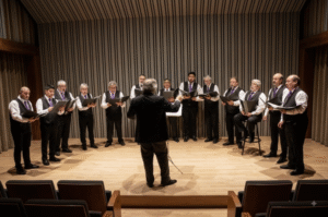 Coro Croata emocionó a un centenar de personas en concierto