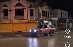 Conductores realizan peligrosas maniobras con vehículos modificados en pleno centro de Punta Arenas
