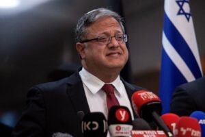Ministro de Seguridad israelí pidió 