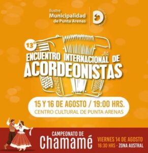 Punta Arenas da inicio a la XIII versión del Encuentro Internacional de Acordeonistas