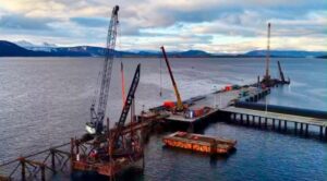 Construcción de la segunda etapa del muelle multipropósito de Puerto Williams supera el 55% de avance