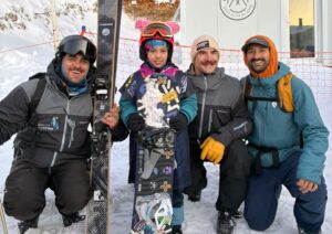 Florencia Vidal suma y sigue: Ahora se quedó con el primer lugar del snowboard infantil del circuito Freeride en Ushuaia