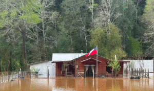 Alerta Roja en Biobío, La Araucanía y Los Ríos por intenso sistema frontal, desbordes y pasos cerrados