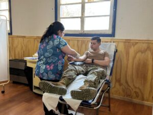 Banco de Sangre y Regimiento Pudeto unen lazos y concretan 42 donaciones efectivas