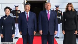 Donald Trump recibe a Xi Jinping en la Casa Blanca en histórica visita a Washington