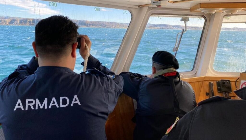 Armada activa operativo de búsqueda por pérdida de contacto con lancha pesquera al sur de Punta Arenas
