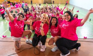 Masiva convocatoria marcó la Zumbatón “Únete al Rosa” organizada para concientizar sobre el cáncer de mama
