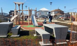 Obras del Estero Llau-Llau alcanzan un 70% de avance y protegerán a Punta Arenas ante crecidas centenarias