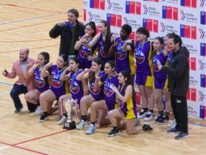Colegio Charles Darwin se corona campeón nacional de básquetbol femenino en los Juegos Deportivos Escolares