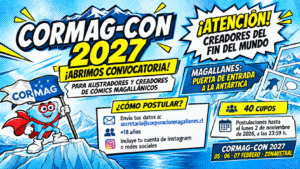 Abren convocatoria para Cormag-CON 2027: el gran encuentro de cómic e ilustración en Punta Arenas
