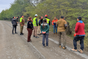 Coordinan trabajos de ensanchamiento  en la Ruta Y-150 camino al Paine